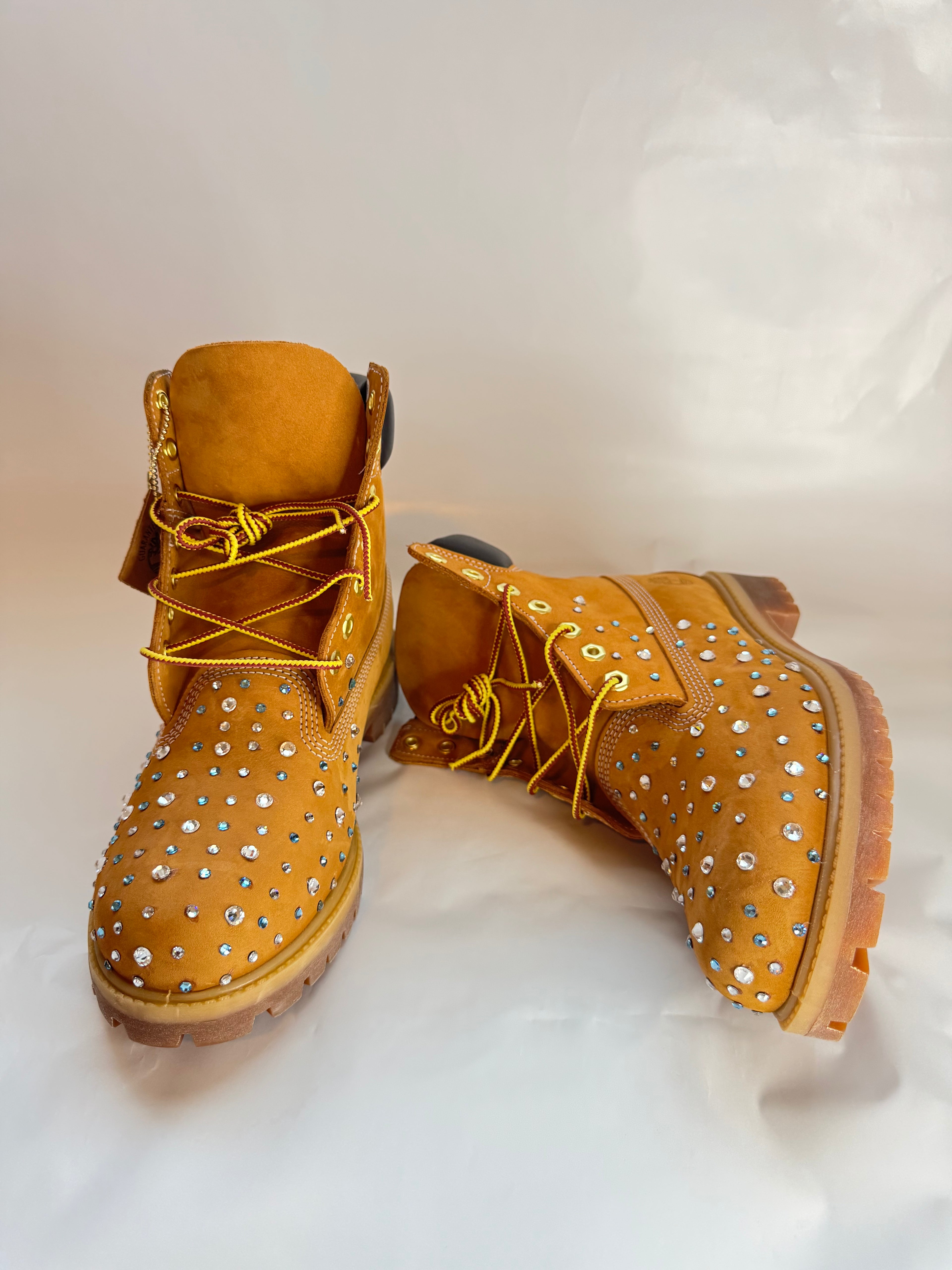 Custom Kicks 29 – Premium Rhinestone Timber Boots