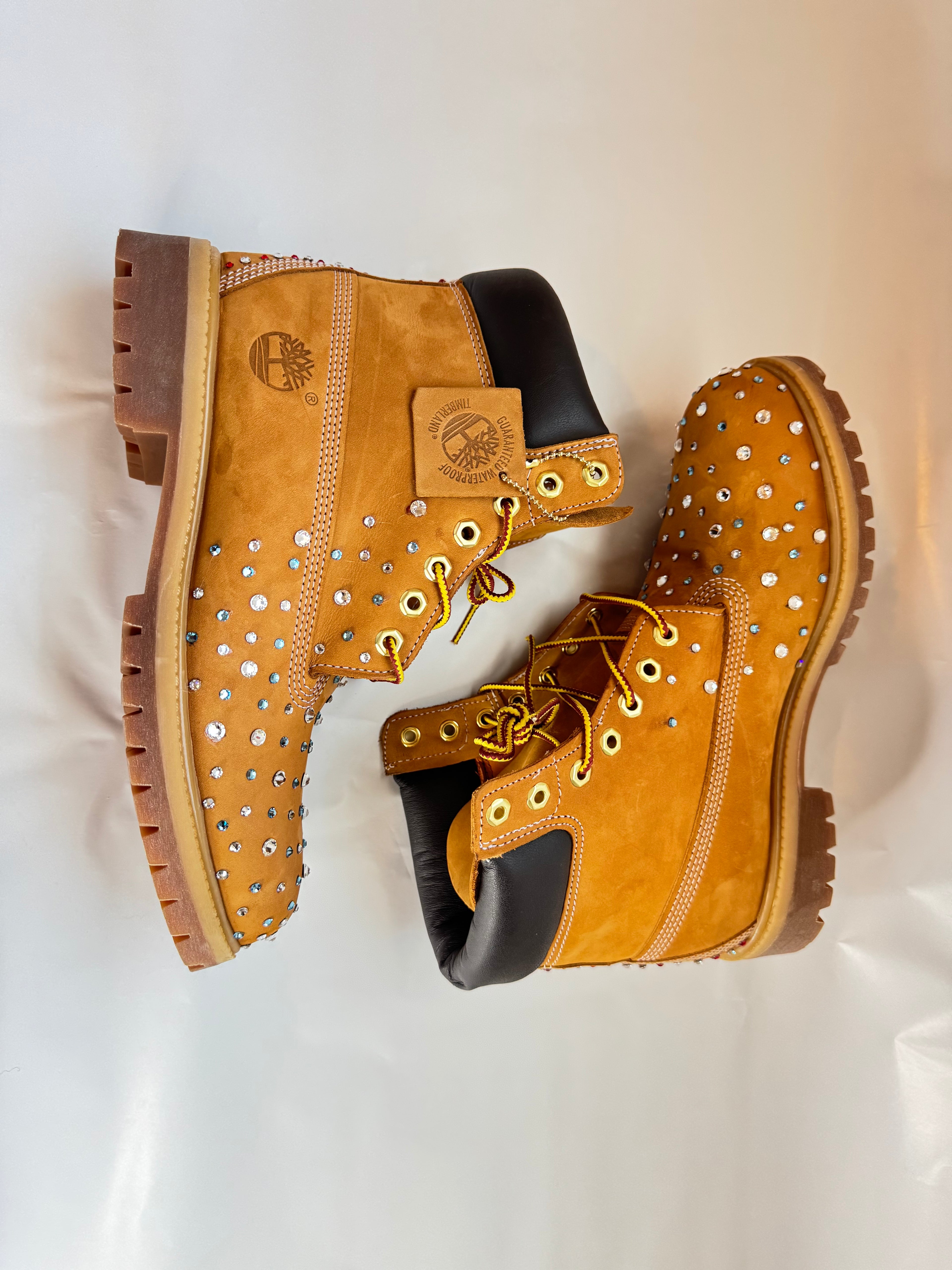 Custom Kicks 29 – Premium Rhinestone Timber Boots